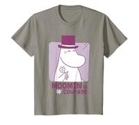 Moomin Moominpappa Moomin es Coraje Niños Camiseta