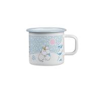 Moomin - Taza esmaltada (0,37 L), diseño con texto en inglés "Let
