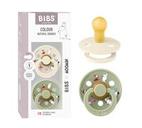 Moomin x BIBS Chupete, 0-6 meses, 2-pack, Ivory/Sage