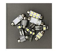 MOOMOO Like A Breeze Error Blanco 12x Gratis LED Kit de luz Interior for 2005-2010 for Jeep for Grand For Cherokee Accessories Mapa Cúpula Tronco Luz de la Placa