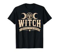 Moon A Little Gothic Witchy Bitchy Retro Goth Mujeres Niñas Camiseta