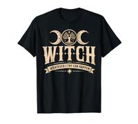 Moon A Little Gothic Witchy Bitchy Retro Goth Mujeres Niñas Camiseta gráfica económica