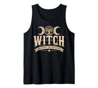 Moon A Little Gothic Witchy Bitchy Retro Goth Mujeres Niñas Camiseta sin Mangas