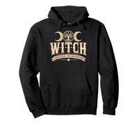 Moon A Little Gothic Witchy Bitchy Retro Goth Mujeres Niñas Sudadera con Capucha