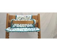 moon-bebe Cojín reductor de asiento compatible con Stokke Tripp Trapp (blanco)