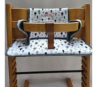 MOON-BEBE Cojín reductor de asiento para Stokke Tripp Trapp, (Blanco)