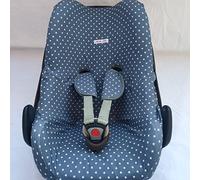 moon-bebe Funda Compatible con Maxi Cosi,Baby Comfort Pebble Cabriofix, City, Streety Fix, Jané Koss, Be Cool (Gris)