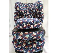 moon-bebe Funda para Cybex Pallas, Silver Pallas Fix y Pallas 2 Fix BLANCO (AZUL)