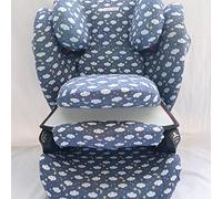 moon-bebe Funda para Cybex Solution M, Solution Fix (Azul)