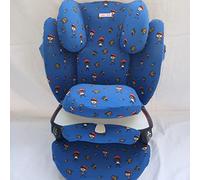 moon-bebe Funda para Cybex Solution M, Solution Fix (Blue)