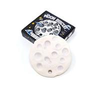 Moon Biscuit Juguete mordedor de caucho natural para bebé, para dentición, baño y juego sensorial