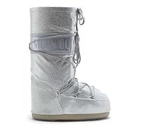 MOON BOOT Botas de nieve plateadas Icon Glitter para mujer