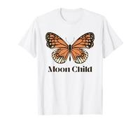 Moon Child (Declaración Espiritual) (Boho Butterfly Graphic) Camiseta