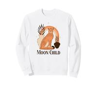 Moon Child (Declaración Espiritual) (Boho Cheetah Graphic) Sudadera
