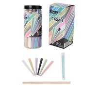 MOON Cone Roll Paper Pre-rolled Cones108mm King Size 32 hojas Classic Slow Burning Wood Pulp Paper Prep Paper Viene con pico y tubo de embalaje en caja de hierro