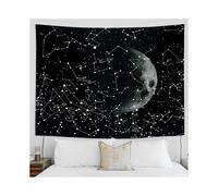 Moon Constellations Universe Tapestry, Wall Tapestries for Living Rooms, Bedrooms, Dorm Decorations, Porch Hangings, Bedspreads (200x150cm/78.7x59in)