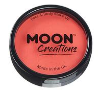 Moon Creations Maquillaje Facial y Corporal Profesional | Pintura de Color Profesional | Pintura Facial para Niños, Adultos, Disfraces, Festivales, Halloween Coral 36g