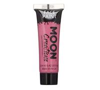 Moon Creations Tubos de pintura facial y corporal | Sin escamas | Sin crueldad | Pintura facial para niños, adultos, disfraces, festivales, Halloween Rosa brillante 12ml