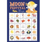 Moon Festival Bingo: 32-Player Mid-Autumn and Lantern Themed Party Games for Family Reunions, School Classroom Parties, Cultural Workshop
