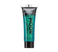 Moon Glitter - Gel mit schillerndem feinem Glitter - 12ml - Verde - Pintura Facial Brillante