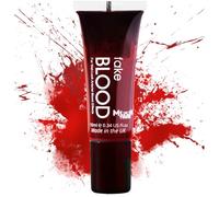 Moon Glow - 10ml Gel sangre falsa tubo con aplicador para efectos especiales FX, color rojo oscuro - Maquillaje de Halloween