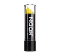 Moon Glow Barra de labios neón UV - Barra de labios de color neón brillante - Brilla bajo los rayos UV Amarillo intenso 1 Unidad (Paquete de 1)