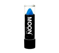 Moon Glow Barra de labios neón UV - Barra de labios de color neón brillante - Brilla bajo los rayos UV Azul pastel 1 Unidad (Paquete de 1)