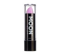 Moon Glow Barra de labios neón UV - Barra de labios de color neón brillante - Brilla bajo los rayos UV Lila pastel 19 g (Paquete de 1)