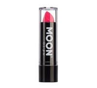 Moon Glow Barra de labios neón UV - Barra de labios de color neón brillante - Brilla bajo los rayos UV Rosa intenso 1 Unidad (Paquete de 1)