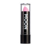 Moon Glow Barra de labios neón UV - Barra de labios de color neón brillante - Brilla bajo los rayos UV Rosa pastel 1 Unidad (Paquete de 1)