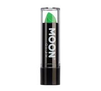 Moon Glow Barra de labios neón UV - Barra de labios de color neón brillante - Brilla bajo los rayos UV Verde intenso 1 Unidad (Paquete de 1)