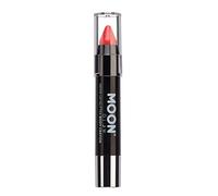 Moon Glow Barra de pintura facial/crayón corporal con purpurina UV de neón, maquillaje para rostro y cuerpo - Brilla intensamente bajo iluminación UV Magenta 1 Unidad (Paquete de 1)
