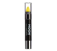 Moon Glow Crayón corporal en barra de pintura UV neón para rostro y cuerpo Amarillo intenso