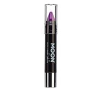 Moon Glow Crayón corporal en barra de pintura UV neón para rostro y cuerpo Morado intenso