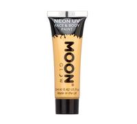 Moon Glow Crayón corporal en barra de pintura UV neón para rostro y cuerpo Naranja pastel 3.2g