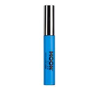 Moon Glow Delineador de ojos Neon UV - ¡brilla intensamente bajo iluminación UV! Azul intenso 10 ml (Paquete de 1)
