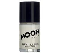 Moon Glow Esmalte de uñas que brilla en la oscuridad - Barniz de uñas fosforescente Invisible 14 ml (Paquete de 1)