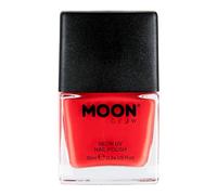 Moon Glow Esmalte de uñas UV neón - Esmalte de uñas neón brillante - Brilla bajo los rayos UV - 10ml Rojo intenso
