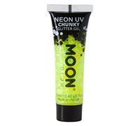 Moon Glow Gel de brillo grueso para rostro y cuerpo UV neón 12ml Amarillo