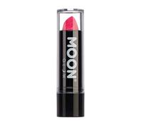 Moon Glow Lápiz labial con brillo UV de neón - Lápiz labial de color neón brillante - Brilla bajo los rayos UV Rosa intenso 5 g (Paquete de 1)