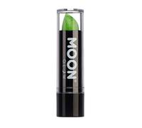 Moon Glow Lápiz labial con brillo UV de neón - Lápiz labial de color neón brillante - Brilla bajo los rayos UV Verde 1 Unidad (Paquete de 1)