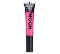 Moon Glow Máscara de pestañas UV neón - Color neón brillante, brilla bajo luz UV | Maquillaje neón Rosa intenso 15 ml (Paquete de 1)