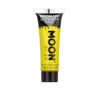 Moon Glow - Pintura corporal y facial intensa de neón UV - Intenso Amarillo 12 ml