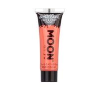 Moon Glow Pintura para rostro y cuerpo que brilla en la oscuridad - fosforescente - carga para brillar Rojo 12ml