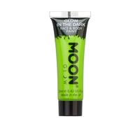 Moon Glow Pintura para rostro y cuerpo que brilla en la oscuridad - fosforescente - carga para brillar Verde 12ml