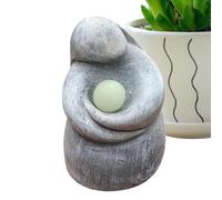 Moon Goddess Statue - Artistic Mother Ornament, Hand Finish Nature Inspired Lawn Collectible, Elegant Exterior Accent | Peaceful Green Space Enhancer For Backyard Terrace Porch Flower Beds Memorial