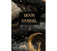 Moon Journal: Hardcover Dot Grid Notebook - Minimalist Celestial Design for Writers & Dreamers