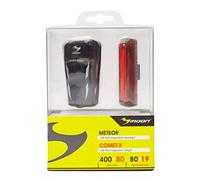 Moon - Meteor Front and Comet X Rear - Juego de Luces Recargables para Bicicleta