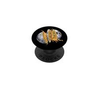 Moon Orange Slice Fresh Juice Splash - Arte Espacial Surrealista PopSockets PopGrip Adhesivo