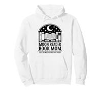 Moon Reader Book Mom Lost Between Stars and Pages Sudadera con Capucha